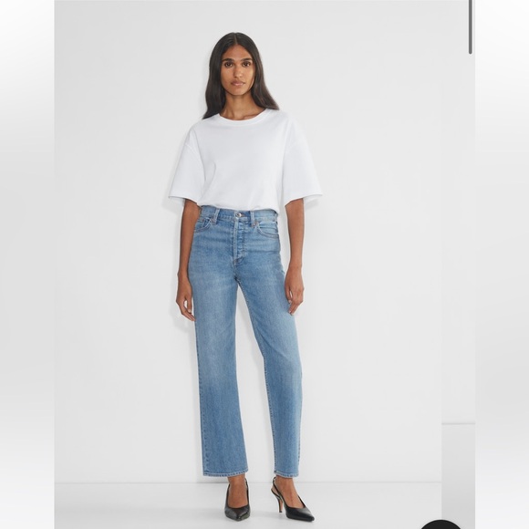Denim Forum Denim - Denim Forum Blue Straight Leg Jeans